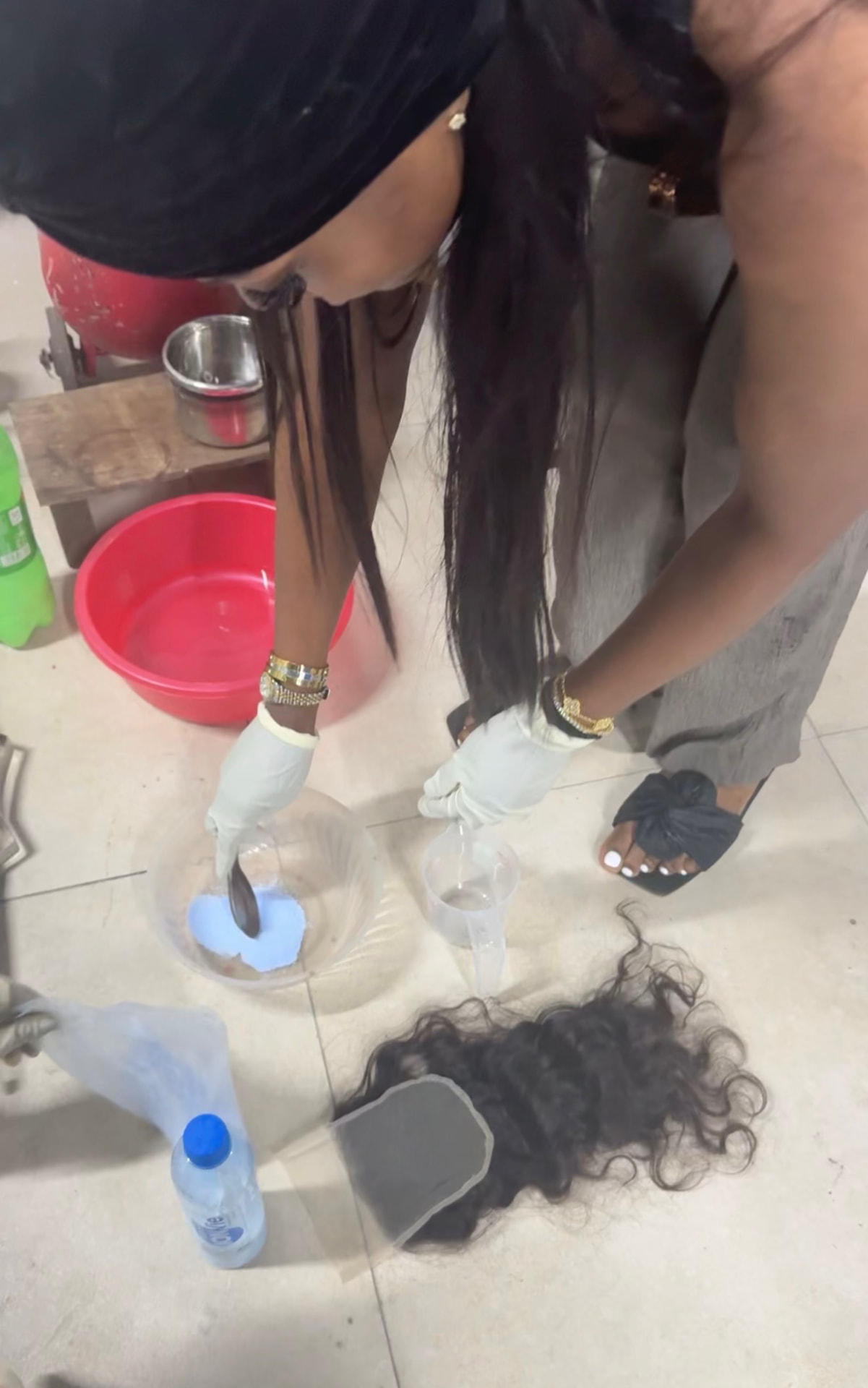 Live wash and chemical testing